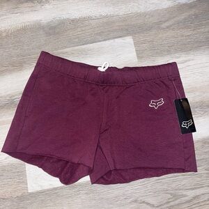 NWT FOX RACING FLEECE SHORTS